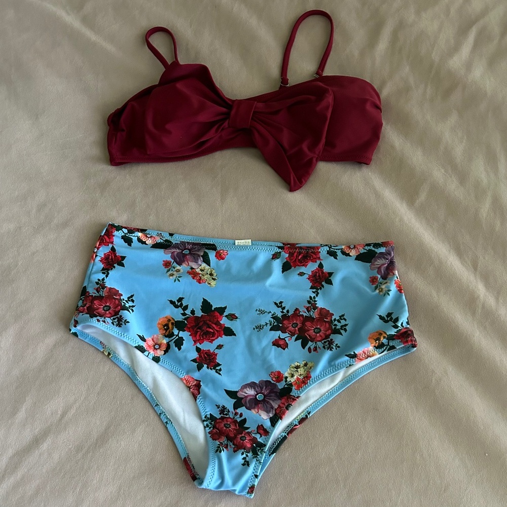 SHEIN Large Multi Color Swim Suit